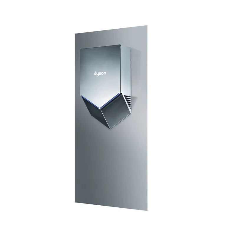 Wall Protector in Stainless Steel for Use with HU02 Hand Dryers