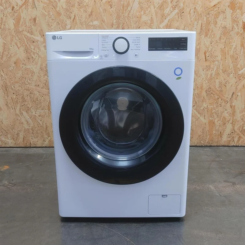Lavatrice intelligente LG F4R3010NSWB 10 Kg AI DD, Lavaggio a vapore