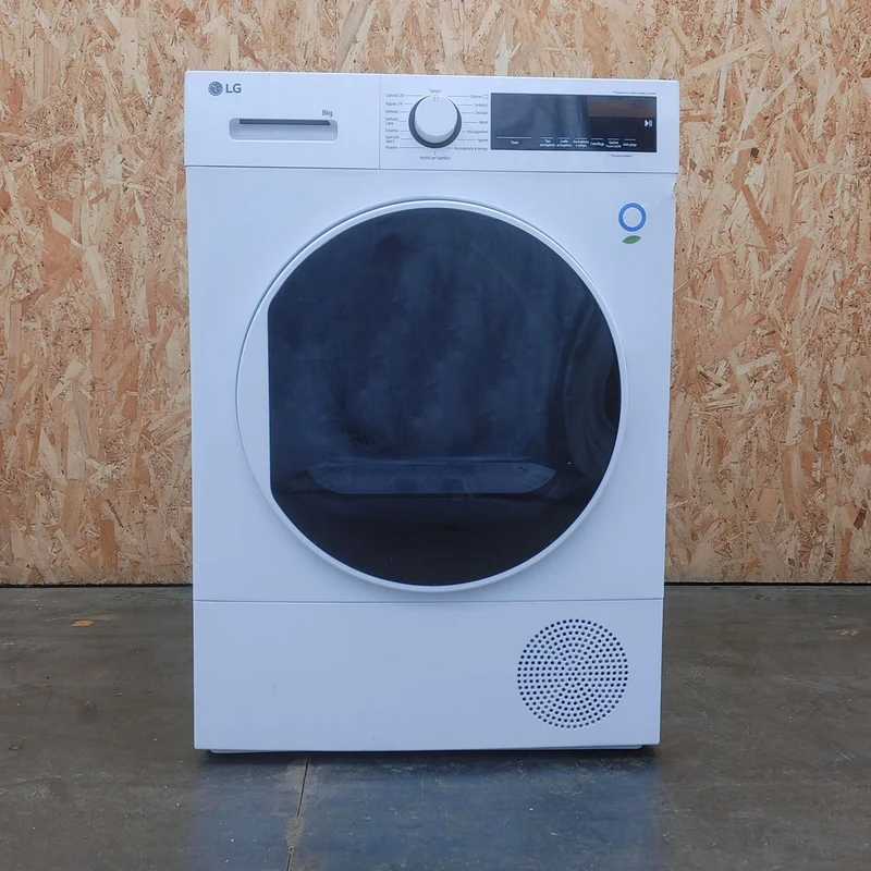 Asciugatrice LG RH80M3AV6R Capacità 8 Kg Tecnologia a Pompa di Calore