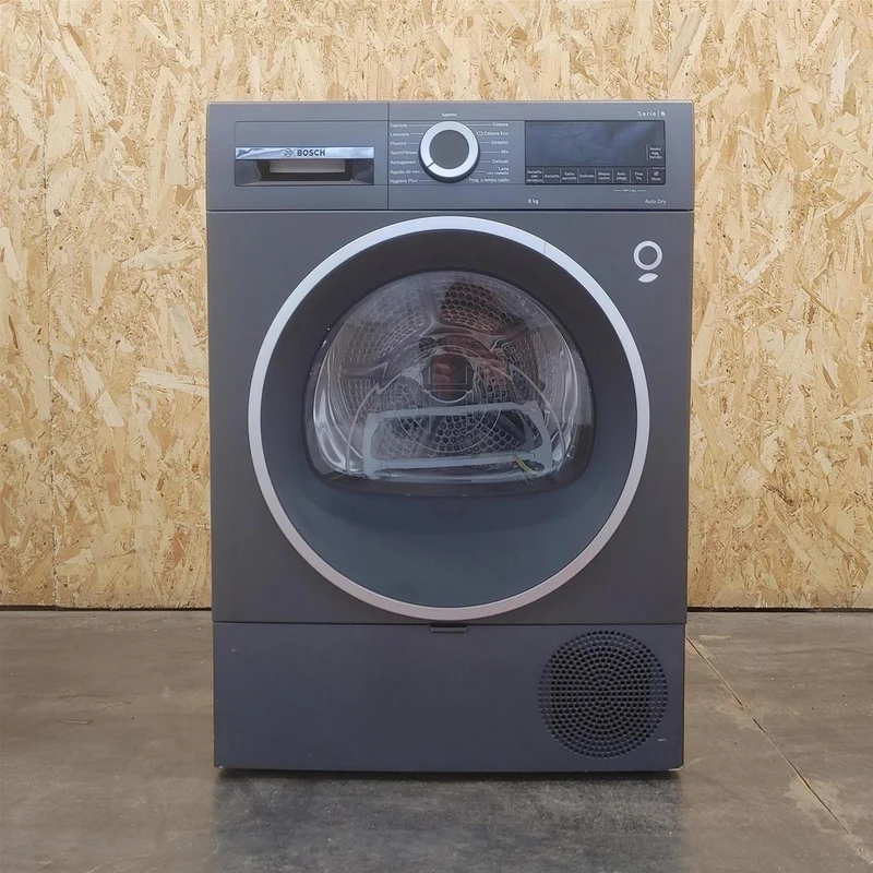 Asciugatrice Bosch WQG233DRIT Libera installazione Carica frontale 8 kg A+++ Grigio