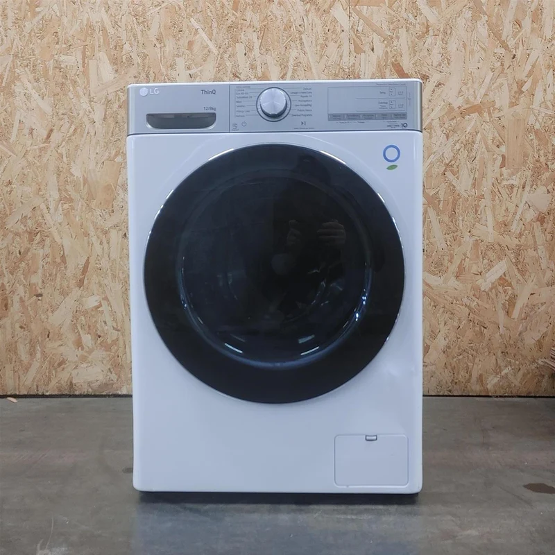 LG F4DV912H2EA lavasciuga Libera installazione Caricamento frontale Nero, Bianco E