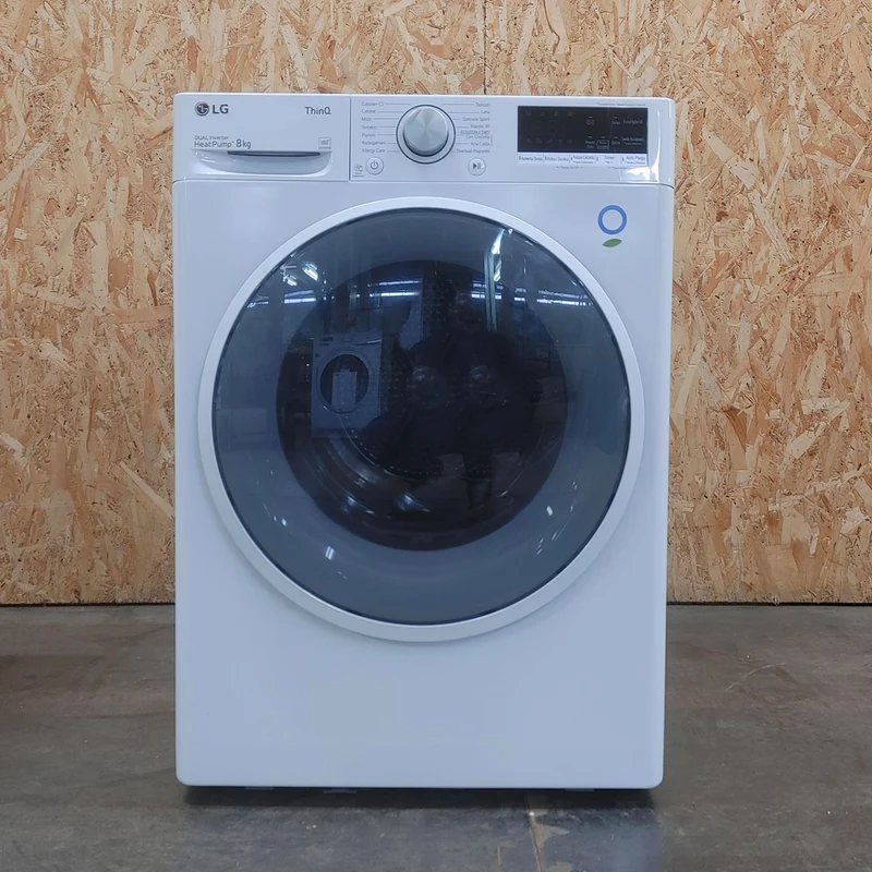 Asciugatrice LG RH80V9AVHN Libera installazione Carica frontale 8 kg A+++ Bianco