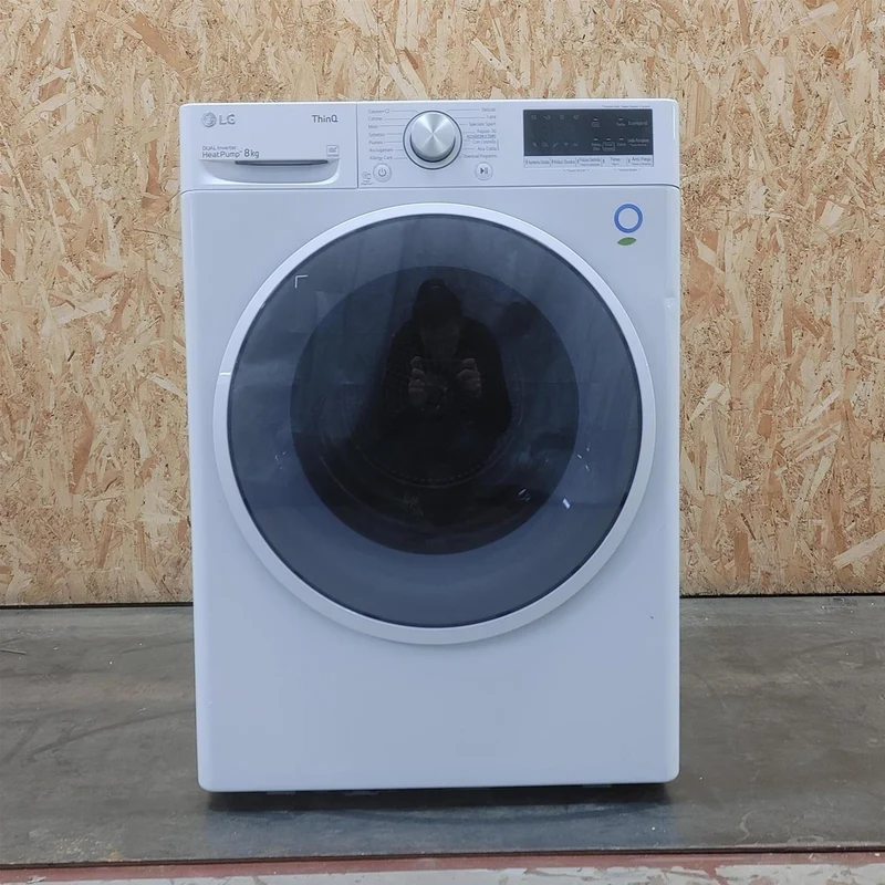 Asciugatrice LG RH80V9AVHN Libera installazione Carica frontale 8 kg A+++ Bianco