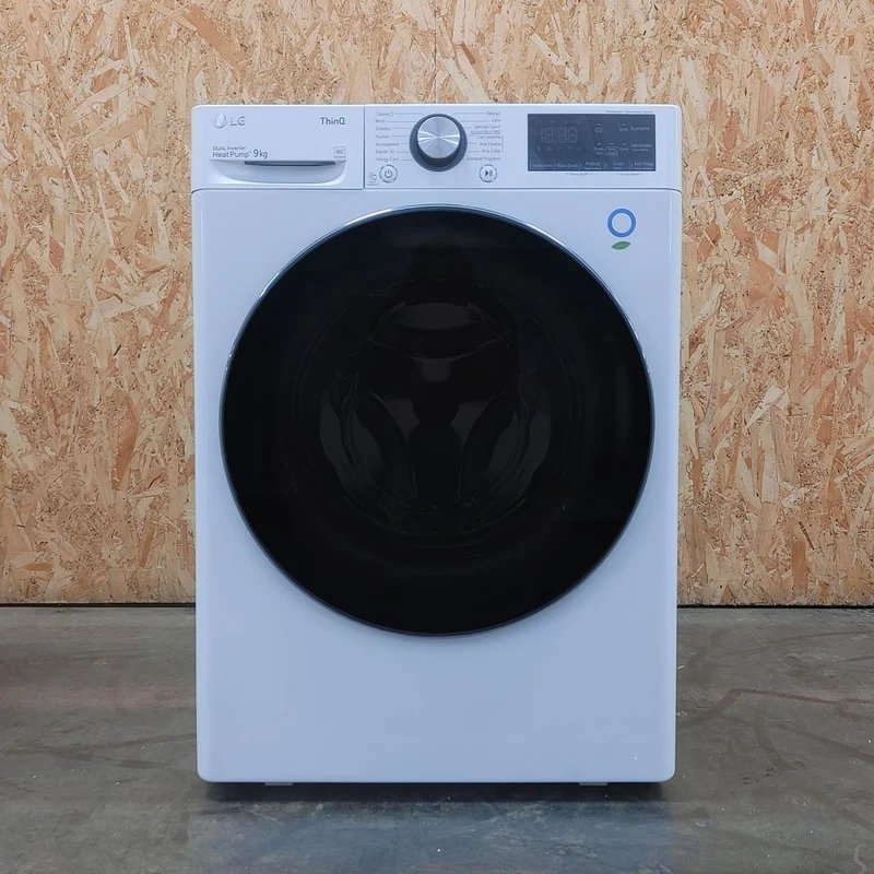 LG RC90V9AV2W Asciugatrice 9 kg Pompa di Calore Libera installazione Carica frontale A+++