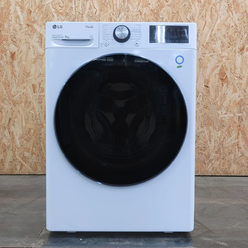 LG RC90V9AV2W Asciugatrice 9 kg Pompa di Calore Libera installazione Carica frontale A+++