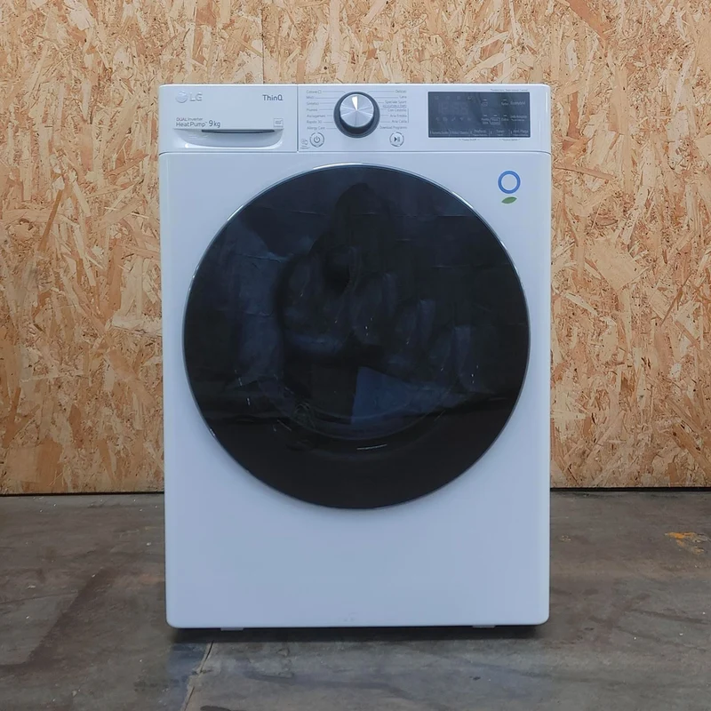 LG RC90V9AV2W Asciugatrice 9 kg Pompa di Calore Libera installazione Carica frontale A+++