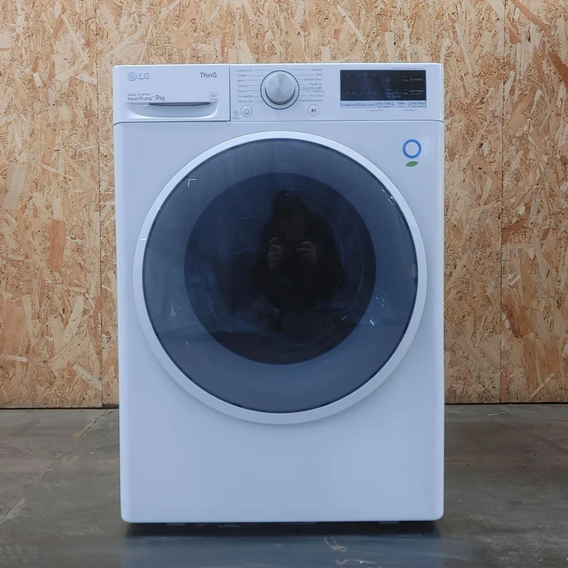 Asciugatrice LG RH90V9AVHN Libera installazione Carica frontale 9 kg A+++ Bianco