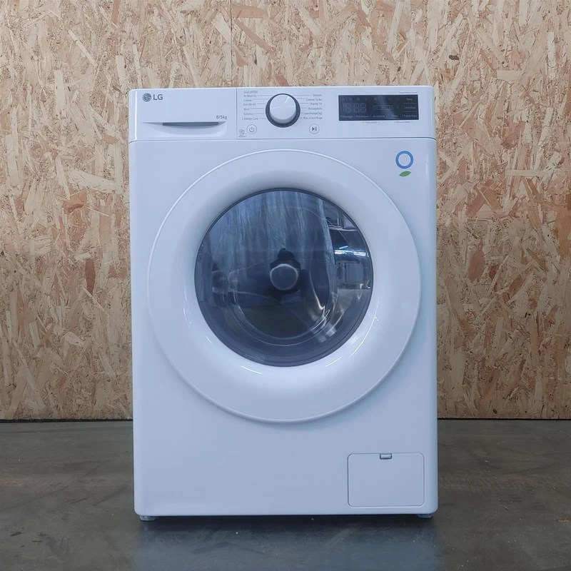 LG D2R3S08NSWW lavatrice asciugatrice Libera installazione Carica frontale Bianco E
