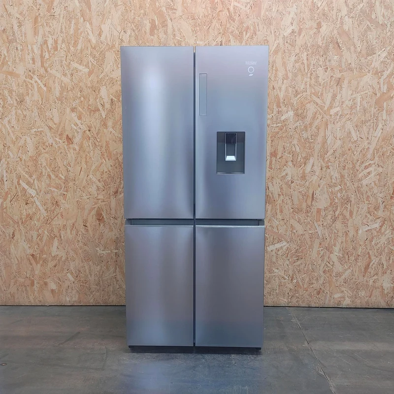 Haier Cube 83 Serie 3 HCR3818EWMM frigorifero side-by-side Libera installazione 463 L E Platino, Acciaio inox