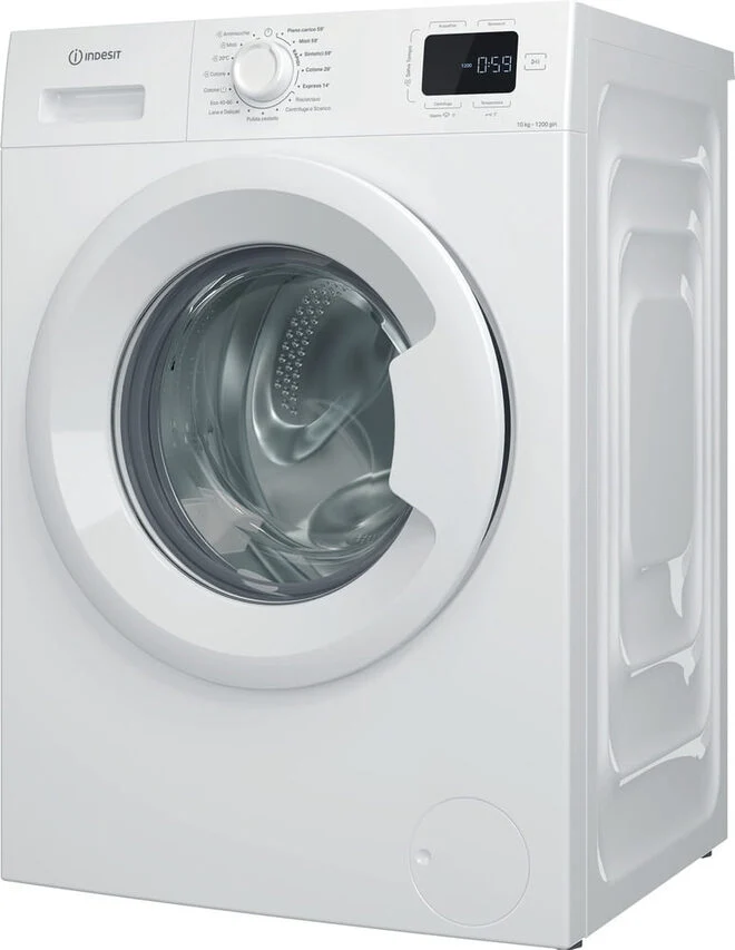 Indesit IM 1072 MY TIME IT Lavatrice A Libera Installazione 10 Kg, 1200 Giri, Classe A, Motore Inverter, Bianco
