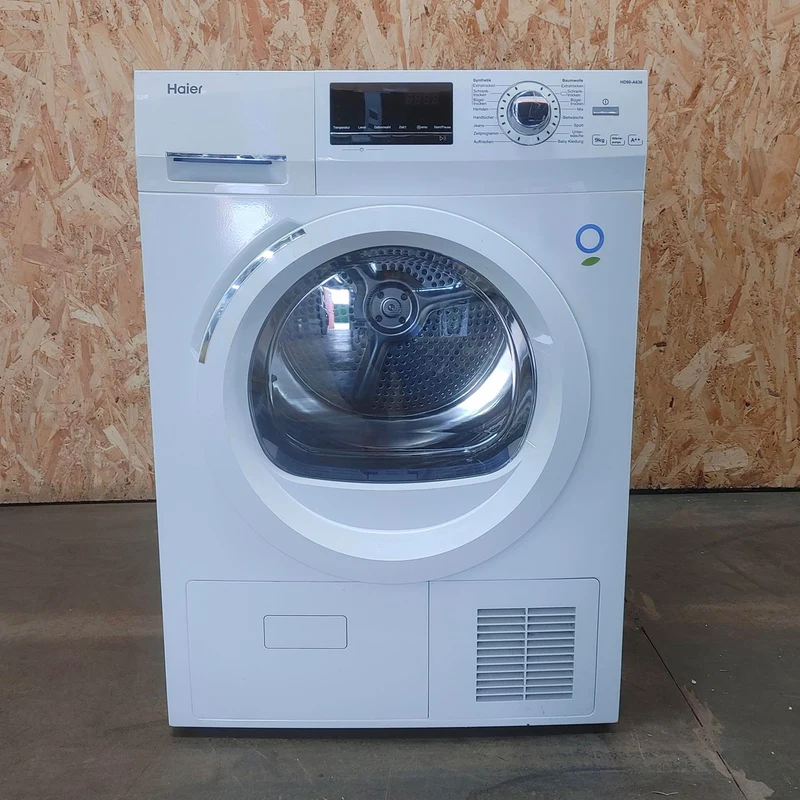 Asciugatrice Haier HD90-A636 Libera installazione Caricamento frontale 9 kg A++ Bianco