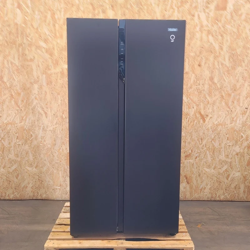 Frigorifero side-by-side Haier SBS 90 Serie 3 HSR3918ENPB Libera installazione 528 LE Nero