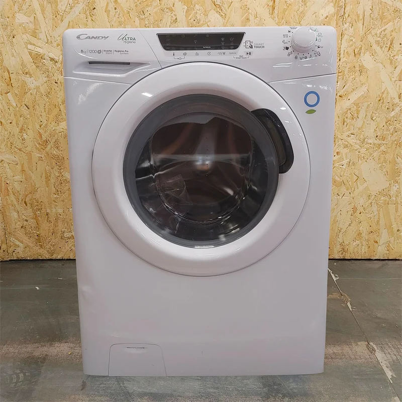 Candy Ultra Hygiene HE 128TXME/1-S lavatrice Caricamento frontale 8 kg 1200 Giri/min Bianco
