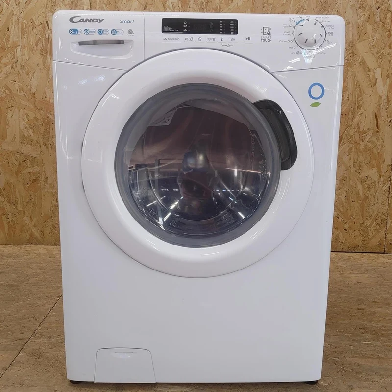 Lavasciuga Candy Smart CSWS4852DE/1-11 Libera Installazione Caricamento Frontale Bianco E
