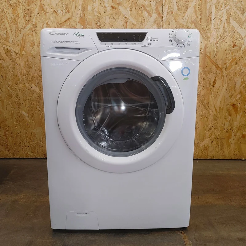 Lavatrice Candy Ultra Hygiene HE4 127TXME/1-S Carica frontale 7 kg 1200 Giri/min Bianco