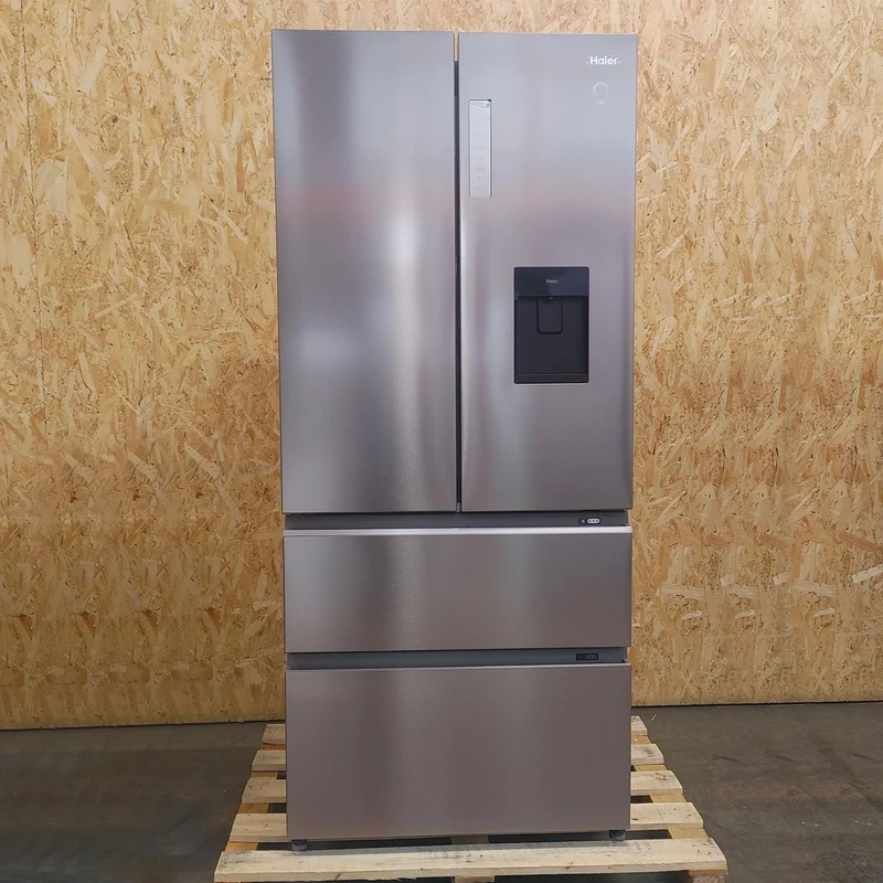 Haier FD 83 Serie 7 HFW7819EWMP frigorifero side-by-side Libera installazione 537 LE Platino, Acciaio inossidabile