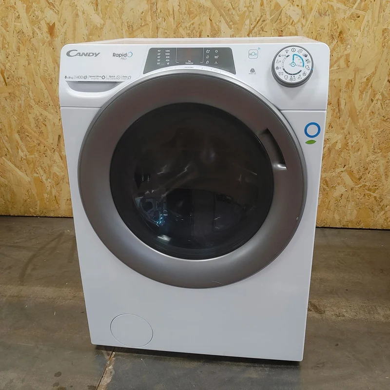 Lavasciuga Candy RapidÓ PRO RPW4856BWMR/1-S Libera Installazione Caricamento Frontale Bianco