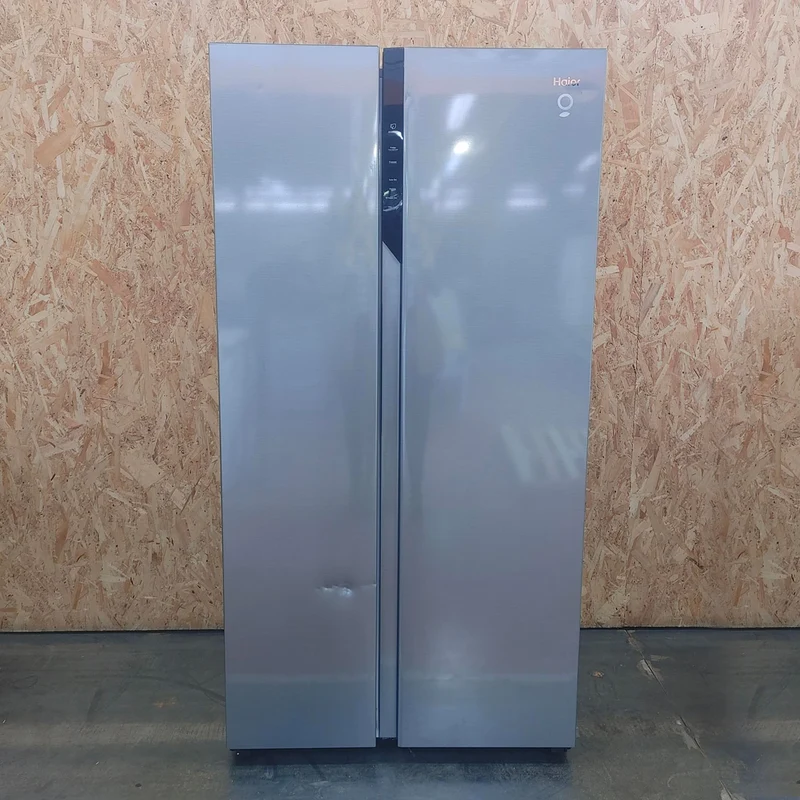 Frigorifero side-by-side Haier SBS 90 Serie 3 HSR3918FNPG Libera installazione 528 LF Silver