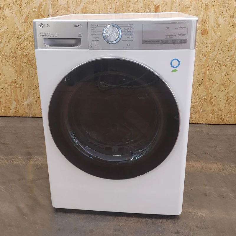 Asciugatrice LG RH90V9AV2QR Libera installazione Caricamento frontale 9 kg A+++ Bianco
