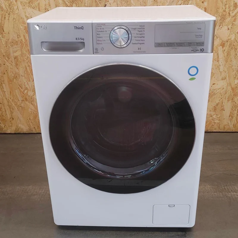 Lavasciuga LG F2DV9S8H2E Libera installazione Caricamento frontale Bianco E