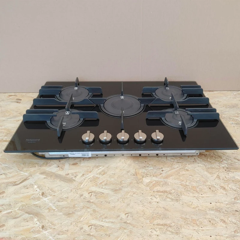 Hotpoint FTGHG751DHABKL piano cottura Nero Da incasso 5 fuochi
