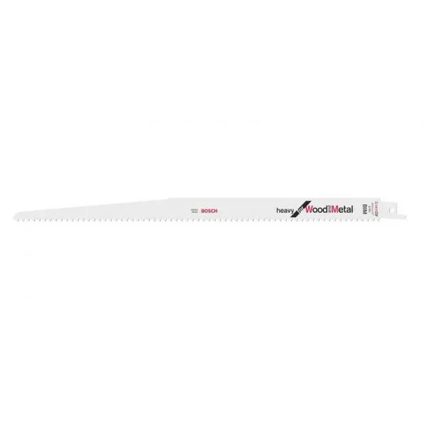 Lame de scie sabre Bosch S 1411 DF Heavy pour bois et métal - 5 pièces