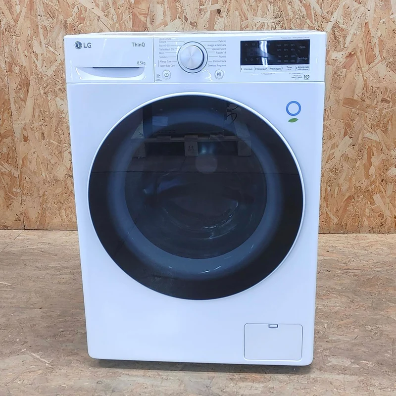 Lavatrice LG F2WV5S8S0E Caricamento frontale 8,5 kg 1200 Giri/min Bianco