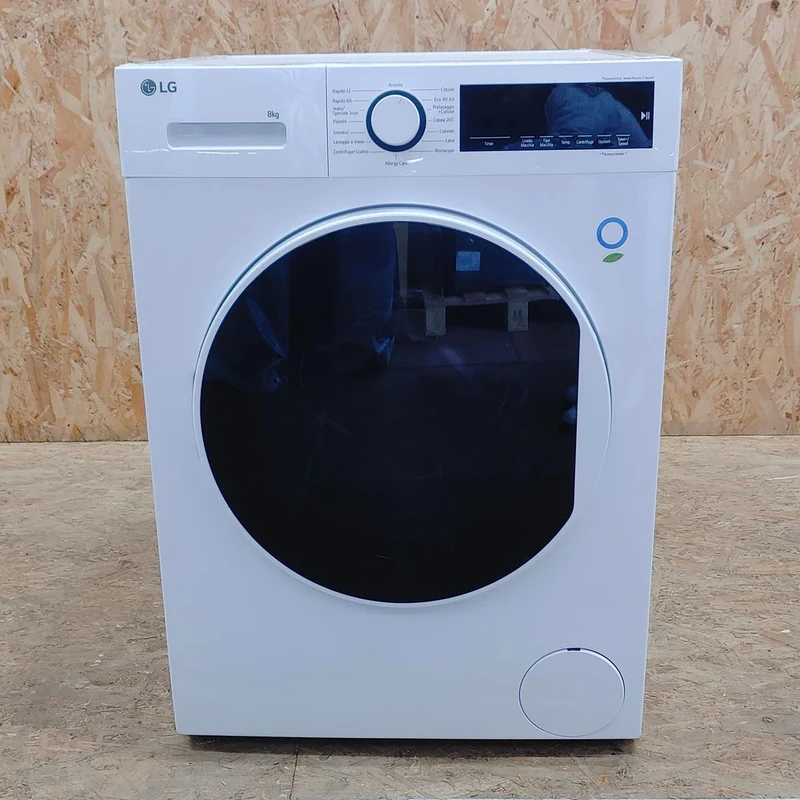 Lavatrice LG F2WM308S0E Carica frontale 8 kg 1200 Giri/min Bianco