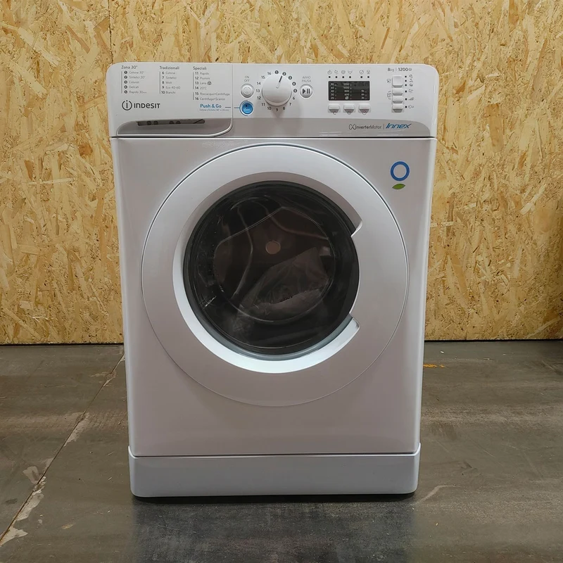 Lavatrice Indesit BWA81285XWIT Caricamento frontale 8 kg 1200 Giri Bianco