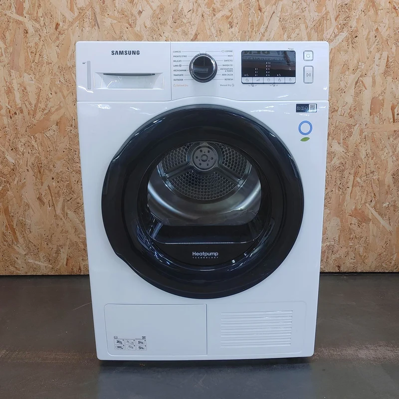 Asciugatrice Samsung DV90TA240AE Libera installazione Caricamento frontale 9 kg A+++ Bianco