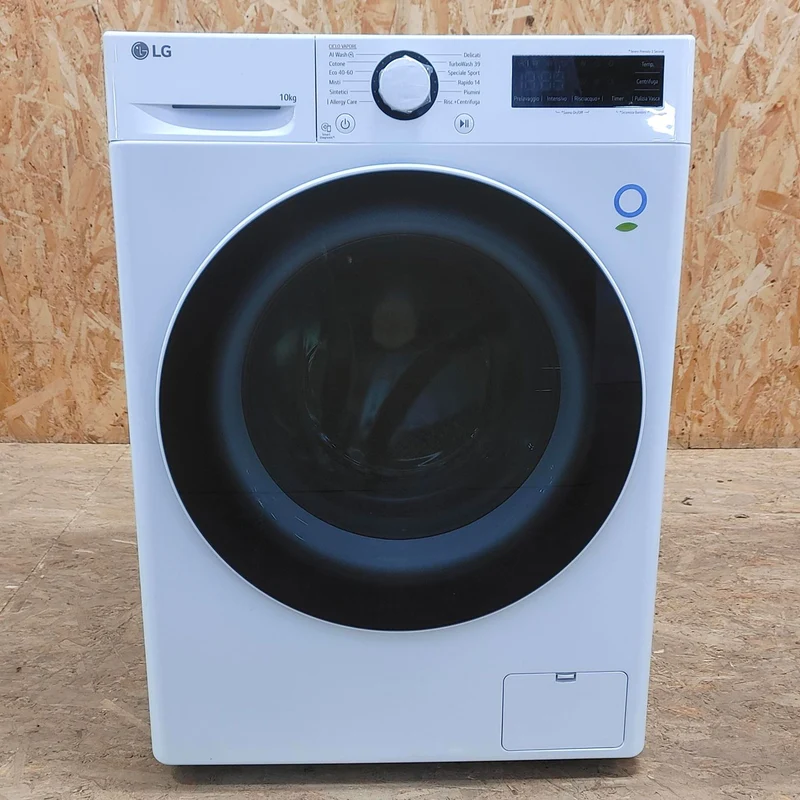 Lavatrice LG F4R5010TSWW Carica frontale 10 kg 1400 Giri/min Bianco