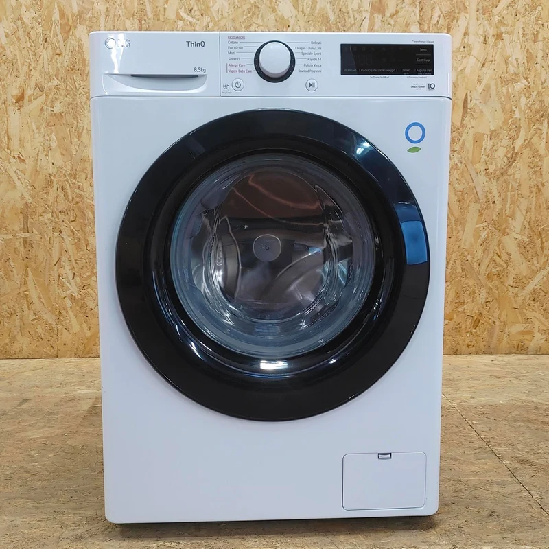 Lavatrice LG F2WV308S6AW Carica frontale 8,5 kg 1170 Giri/min Bianco