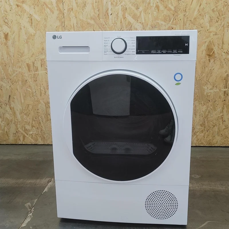 Asciugatrice LG RH80M3AV6R Libera installazione Caricamento frontale 8 kg A++ Bianco