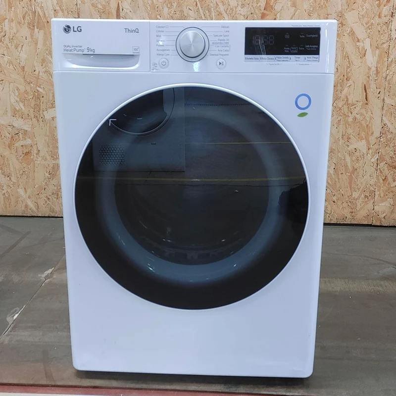 Asciugatrice LG RH90V5AV5N Libera installazione Caricamento frontale 9 kg A++ Bianco