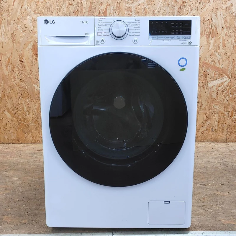 Lavatrice LG F4WV509SAE Carica frontale 9 kg 1400 Giri/min Bianco