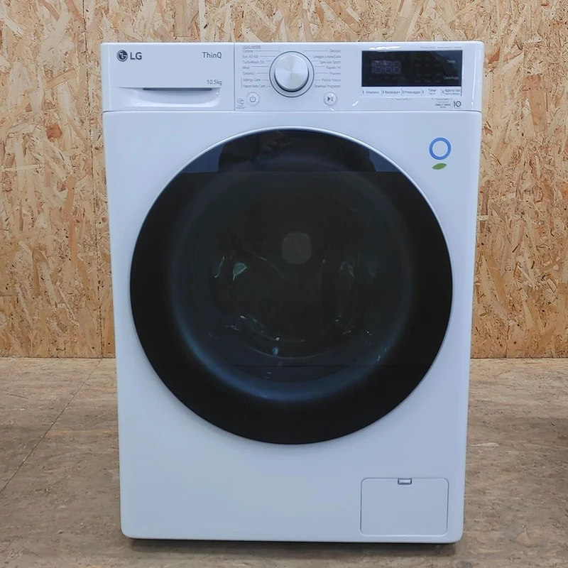 Lavatrice LG F4WV510S1E Caricamento frontale 10,5 kg 1400 Giri/min Bianco