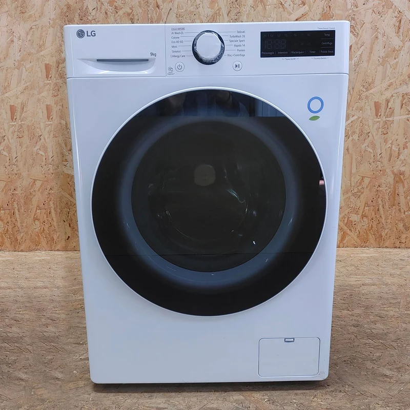Lavatrice LG F4R5009TSWW Carica frontale 9 kg 1400 Giri/min Bianco