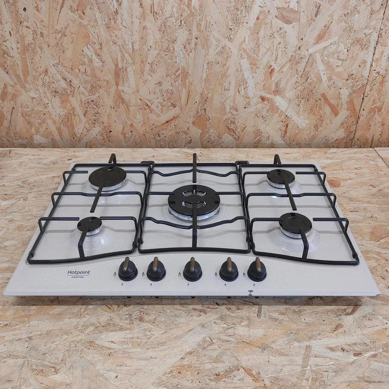 Hotpoint PCN 750 T (OW) R /HA Avorio Da incasso 75 cm Gas 5 Fornello(i)