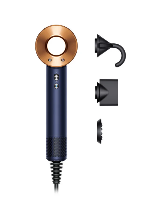 Dyson SS HD07 Supersonic asciugacapelli 1600 W Blu, Rame