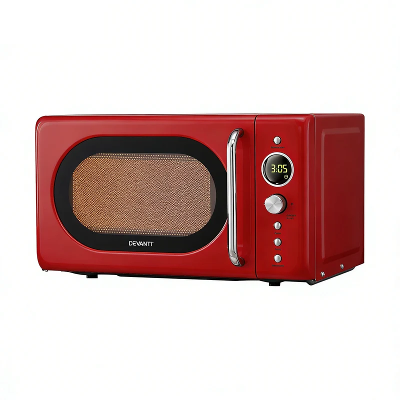 Devanti 20L Microwave Oven 700W Red