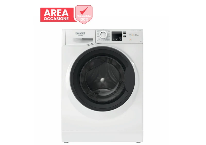 AREA OCCASIONI Lavatrice a Carico Frontale Hotpoint NF96WK IT 9 Kg Classe A 1400 Giri (A85xL59,5xP60,5) Igiene vapore Motore inverter