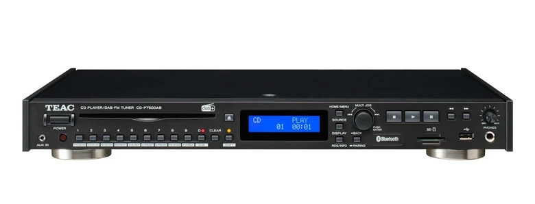 TEAC CD-P750DAB-B lettore CD Registratore CD Nero