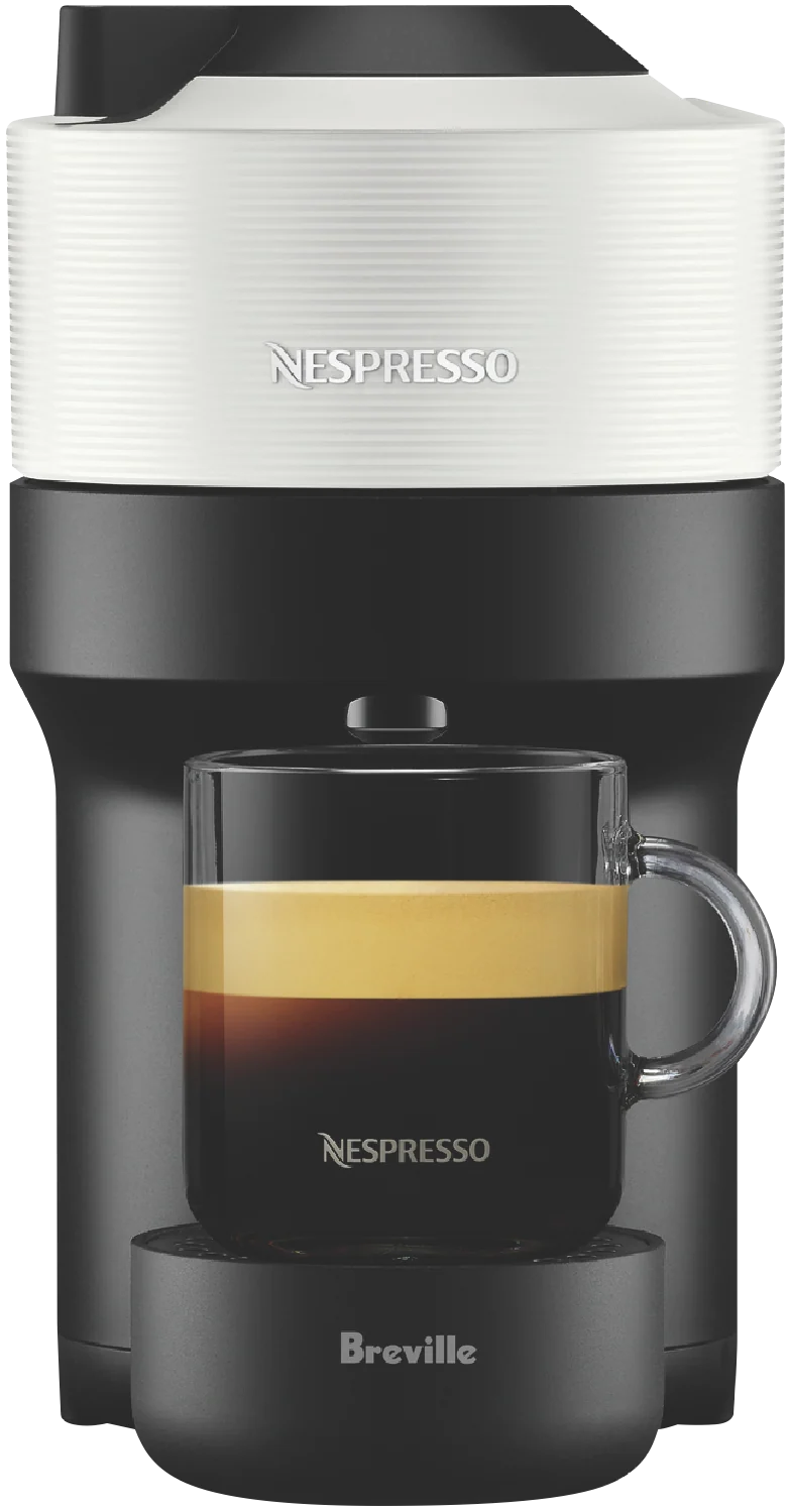 Nespresso Vertuo Pop Capsule Coffee Machine Bundle White