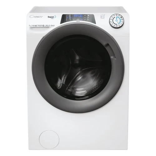 Lavatrice A Carico Frontale Candy Rapidò 7 Kg Slim Rp4476Bwmr 1 S Classe A 1400 Giri (A85xL60xP45) Motore Speed-Drive Quick&Clean