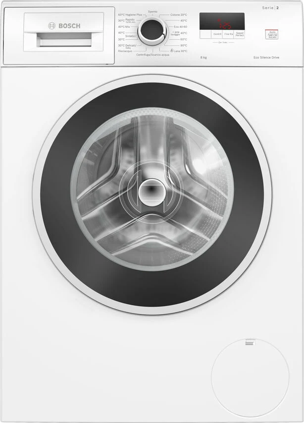 Bosch Serie 2 WGE03200IT Lavatrice a carica frontale 8kg 1200g/min Bianco Classe A