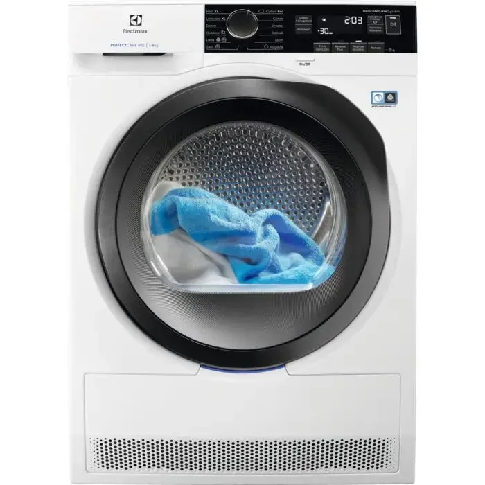 Asciugatrice a Pompa di Calore 8 kg Electrolux PerfectCare 800 Ew8Hb822 Classe A++ (A85xL59,6xP63,8) DelicateCare