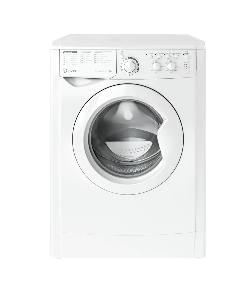 Lavatrice A Carica Frontale Indesit EWC 81284 W IT 8 Kg 1200 Giri Classe C (A85xL59,5xP57,2) Bianco