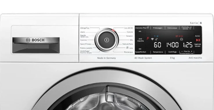 Bosch Serie 8 WAV28MA9II lavatrice Caricamento frontale 9 kg 1400 Giri/min A Bianco