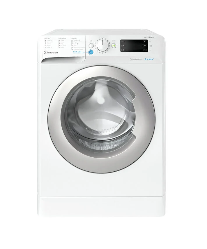 Indesit BWE 81285X WS IT lavatrice Caricamento frontale 8 kg 1200 Giri/min B Bianco
