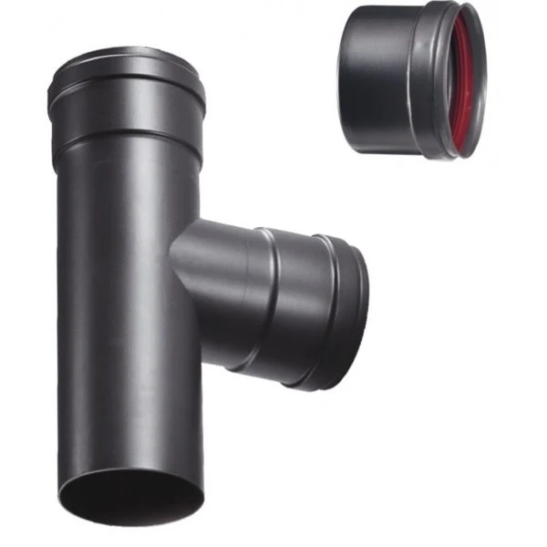 Raccordo A T Stufa Pellet D 8 Cm F/F